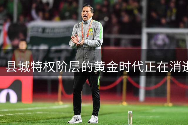县城特权阶层的黄金时代正在消逝
